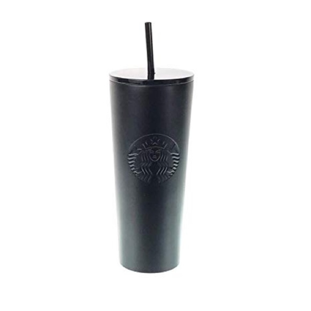 Matte Black Starbucks Tumbler